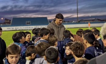 Imagen de la nota: Mateo Mendía visitó la Escuelita “Chaira”