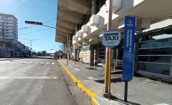 Imagen de la nota: Realizan tareas de mantenimiento en la Terminal de Ómnibus