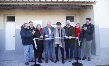 Imagen de la nota: La Provincia inauguró un frigorífico porcino municipal en Laprida
