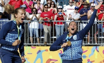 El beach voley femenino sumó otro oro para la Argentina Imagen de la nota: El beach voley femenino sumó otro oro para la Argentina