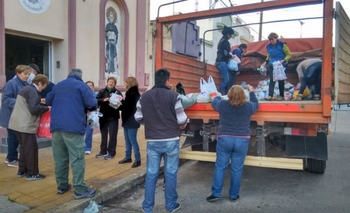 Imagen de la nota: Show solidario: cáritas recibió más de tres mil alimentos