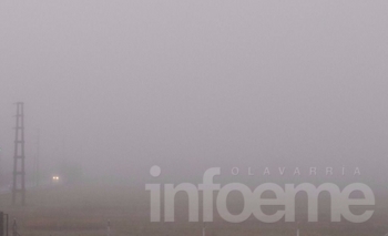 Imagen de la nota: Precaución: visibilidad reducida por niebla en la ciudad