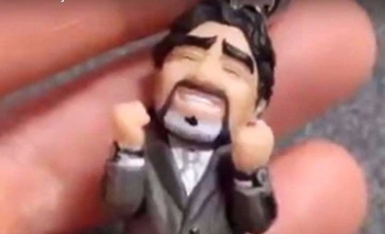 Imagen de la nota: Los festejos de Maradona son coleccionables