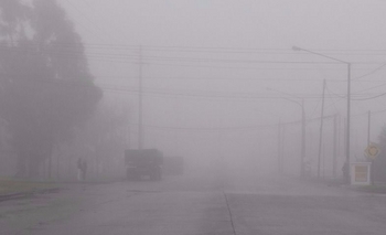 Imagen de la nota: ¡No se ve nada! precaución por intensa niebla 