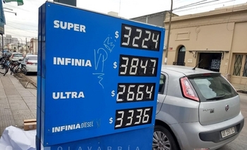 Imagen de la nota: YPF volvió a aumentar el precio de sus combustibles