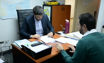 Galli firmó convenios por $40 millones para obras  Imagen de la nota: Galli firmó convenios por $40 millones para obras