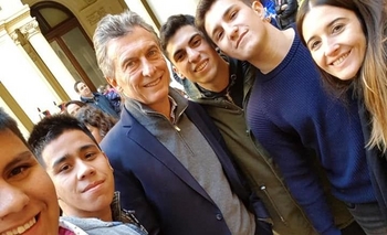 Herederos, con el presidente Macri Imagen de la nota:  Herederos, con el presidente Macri