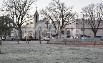 Imagen de la nota: Olavarría amaneció con una fuerte helada