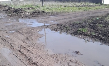 Imagen de la nota: Barrio AOMA: quejas por el estado de las calles después de la lluvia