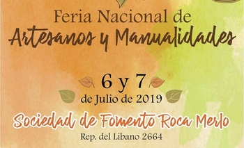 Se realizará una Feria Nacional de Artesanos y Manualidades Imagen de la nota: Se realizará una Feria Nacional de Artesanos y Manualidades