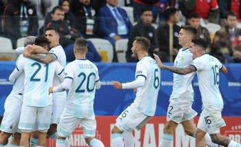 Imagen de la nota: Copa América: Argentina le ganó a Chile y fue tercera