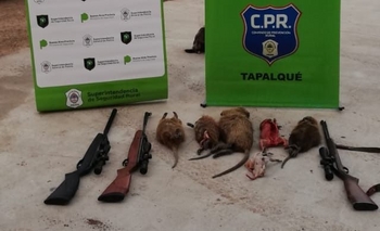Imagen de la nota: Cazadores de Olavarría demorados en Tapalqué
