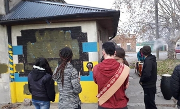 Imagen de la nota: Repudiaron escrache a un mural de 