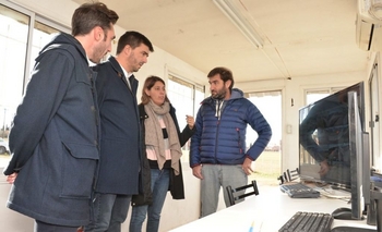 Imagen de la nota: Galli en el PIO por el sistema de videovigilancia