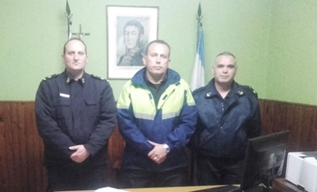 Imagen de la nota: Mario Wagner al frente de la Subcomisaria de Loma Negra