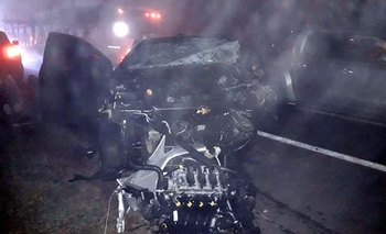 Imagen de la nota: Siete heridos en un violento triple choque en la ruta 205