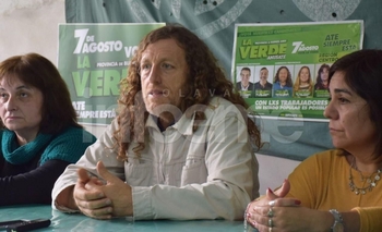 Imagen de la nota: Otro paro de ATE en La Plata por paritarias