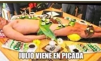 Imagen de la nota: Julio Iglesias, la cara de los memes de este mes