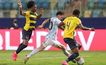 Imagen de la nota: Argentina es semifinalista de la Copa América
