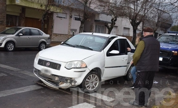 Fuerte choque en Del Valle y 25 de Mayo Imagen de la nota: Fuerte choque en Del Valle y 25 de Mayo