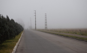 Imagen de la nota: Otro día más de niebla en la ciudad