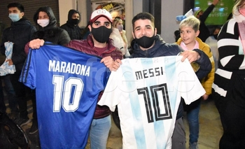 Imagen de la nota: Las calles olavarrienses se tiñeron de celeste y blanco