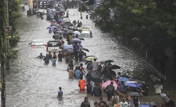 Imagen de la nota: Las lluvias monzónicas en india dejan al menos 135 muertos
