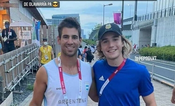 Imagen de la nota: Agustín Vernice y Pedro De la Vega se encontraron en Tokio