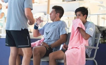 Otro festejo para Federico Chingotto y Juan Tello Imagen de la nota: Otro festejo para Federico Chingotto y Juan Tello