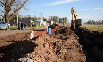 Imagen de la nota: Colonia Hinojo: avanza la red de agua corriente 