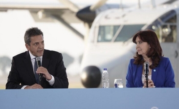 Imagen de la nota: Cristina Kirchner se vuelve a mostrar con Sergio Massa