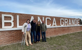Imagen de la nota: Hernán Parra visitó Blanca Grande