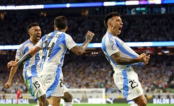 Imagen de la nota: Argentina, por penales, a 