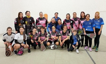 Imagen de la nota: Pelota paleta: hubo un torneo de Damas y ganó Estudiantes