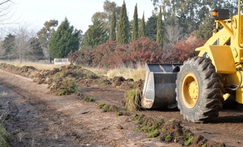 Imagen de la nota: Se realizaron trabajos de mantenimiento en diferentes sectores de la ciudad