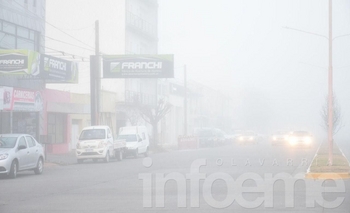 Imagen de la nota: Atención: visibilidad reducida por niebla en Olavarría