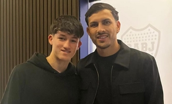 Isaías García tiene su foto con un campeón del mundo Imagen de la nota: Isaías García tiene su foto con un campeón del mundo
