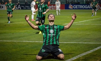 Santiago Salle gritó su primer gol en Primera División Imagen de la nota: Santiago Salle gritó su primer gol en Primera División