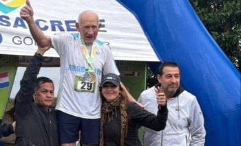 Imagen de la nota: Grunewlad volvió a lucirse: corrió 24 horas en Formosa