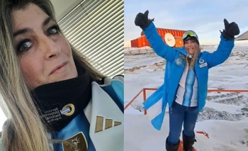 Imagen de la nota: También hubo fiesta argentina en la Antártida con casi 50 grados bajo cero