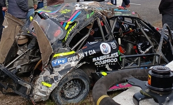 Imagen de la nota: Nocetti tras el accidente: “Solo tengo moretones, estoy bien”