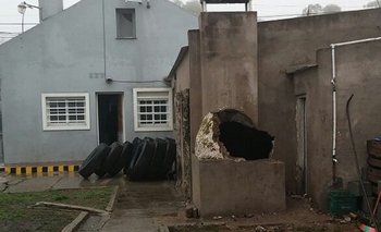 Imagen de la nota: Boqueteros robaron cubiertas a un transportista en Loma Negra