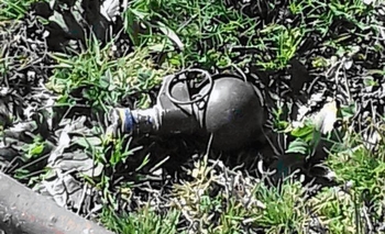 Imagen de la nota: Encontraron una granada sin detonar y esperan llegada de peritos