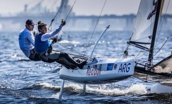 Imagen de la nota: La segunda medalla de oro argentina para el Yachting