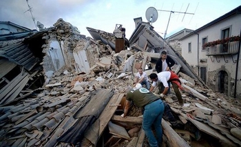 Imagen de la nota: Terremoto en Italia: ya son120 los muertos