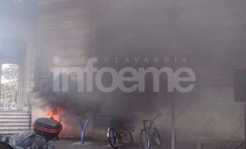 Imagen de la nota: Nueva quema de gomas a quince días de la carpa