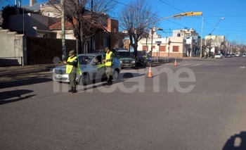 Imagen de la nota: También hubo controles en la Terminal y calles de la Ciudad