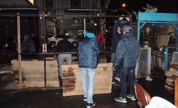 Imagen de la nota: Finalmente la carpa de los municipales ya no está 