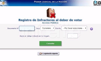 Imagen de la nota: Si no vas a votar podes justificarlo por Internet