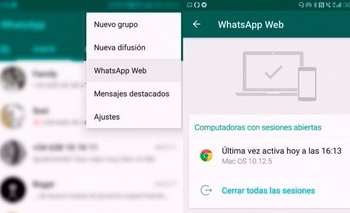 Incorporan una nueva función en WhatsApp Web Imagen de la nota: Incorporan una nueva función en WhatsApp Web